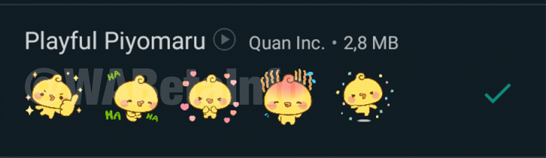 WhatsApp выпустил первый набор анимированных стикеров