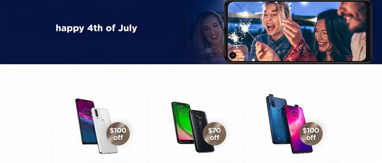 Motorola обрушила цены на свои смартфоны в честь Дня независимости США