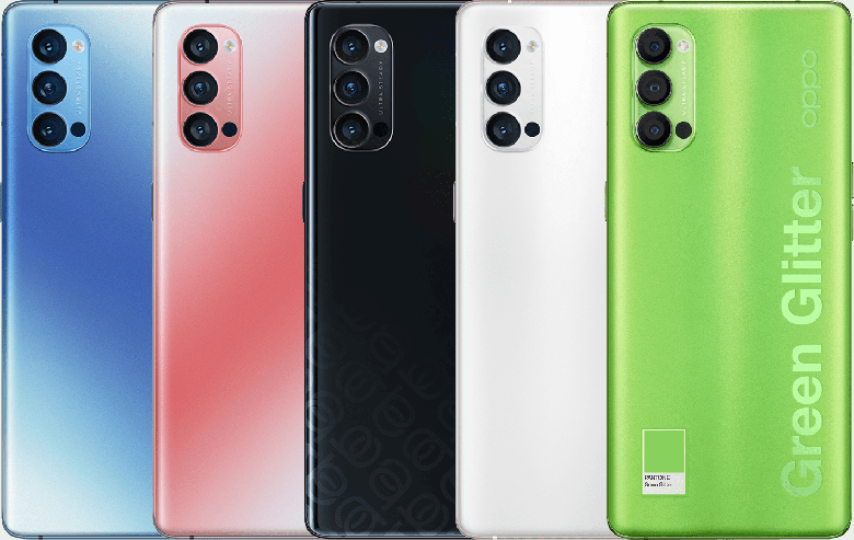 Смартфоны Oppo Reno4 и Reno4 Pro поступают в продажу у себя на родине