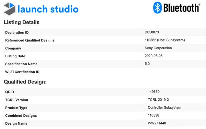 Новая полнокадровая камера Sony прошла сертификацию Bluetooth SIG Новая полнокадровая камера Sony прошла сертификацию Bluetooth SIG