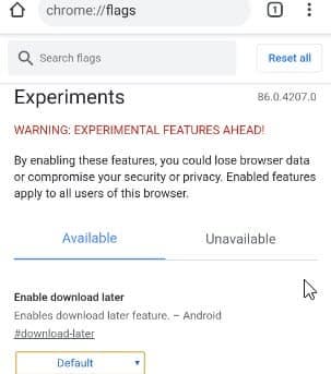 В Google Chrome для Android появилась очень удобная функция. Отложенные загрузки