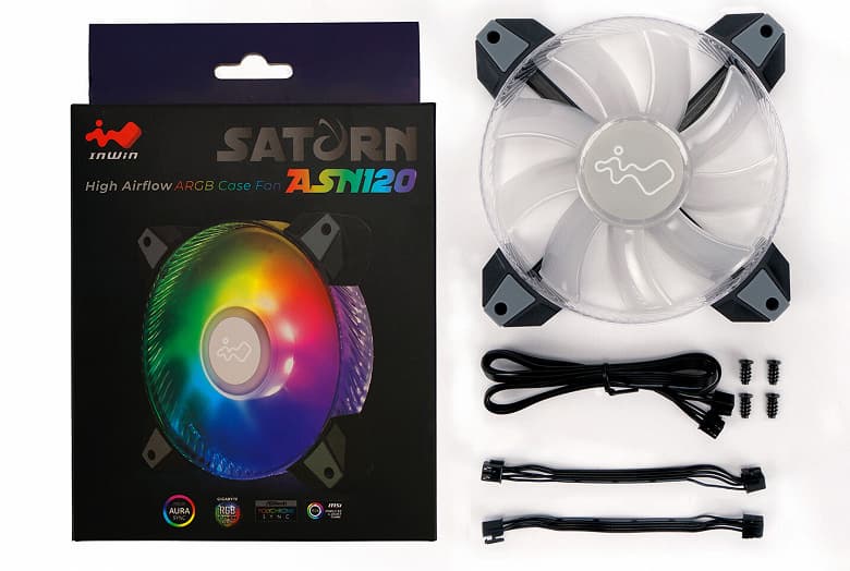 Вентиляторы In Win Saturn ASN120 предложены по одному и по три