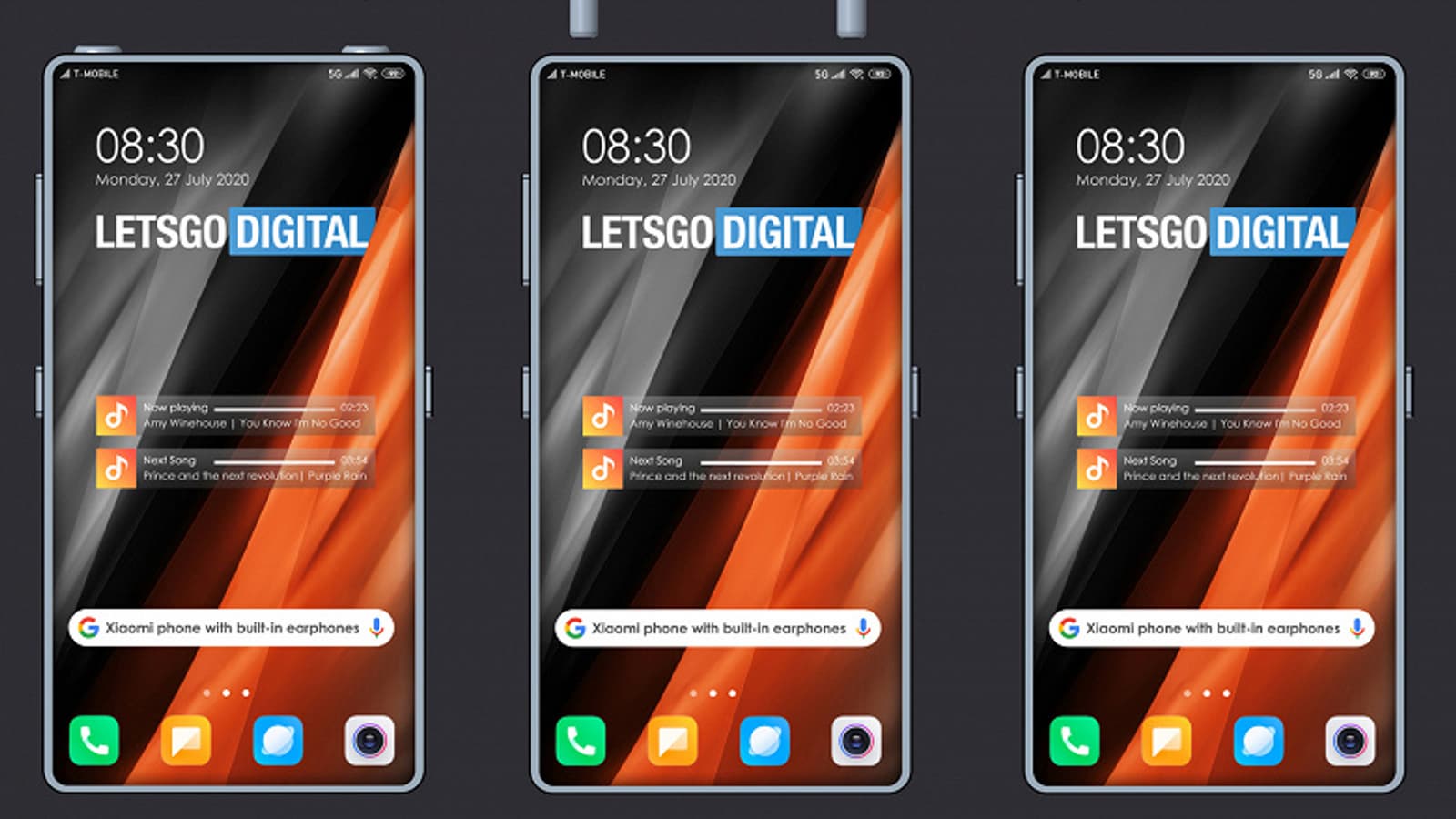 Первый смартфон Xiaomi с отсеками для хранения беспроводных наушников и подэкранной камерой