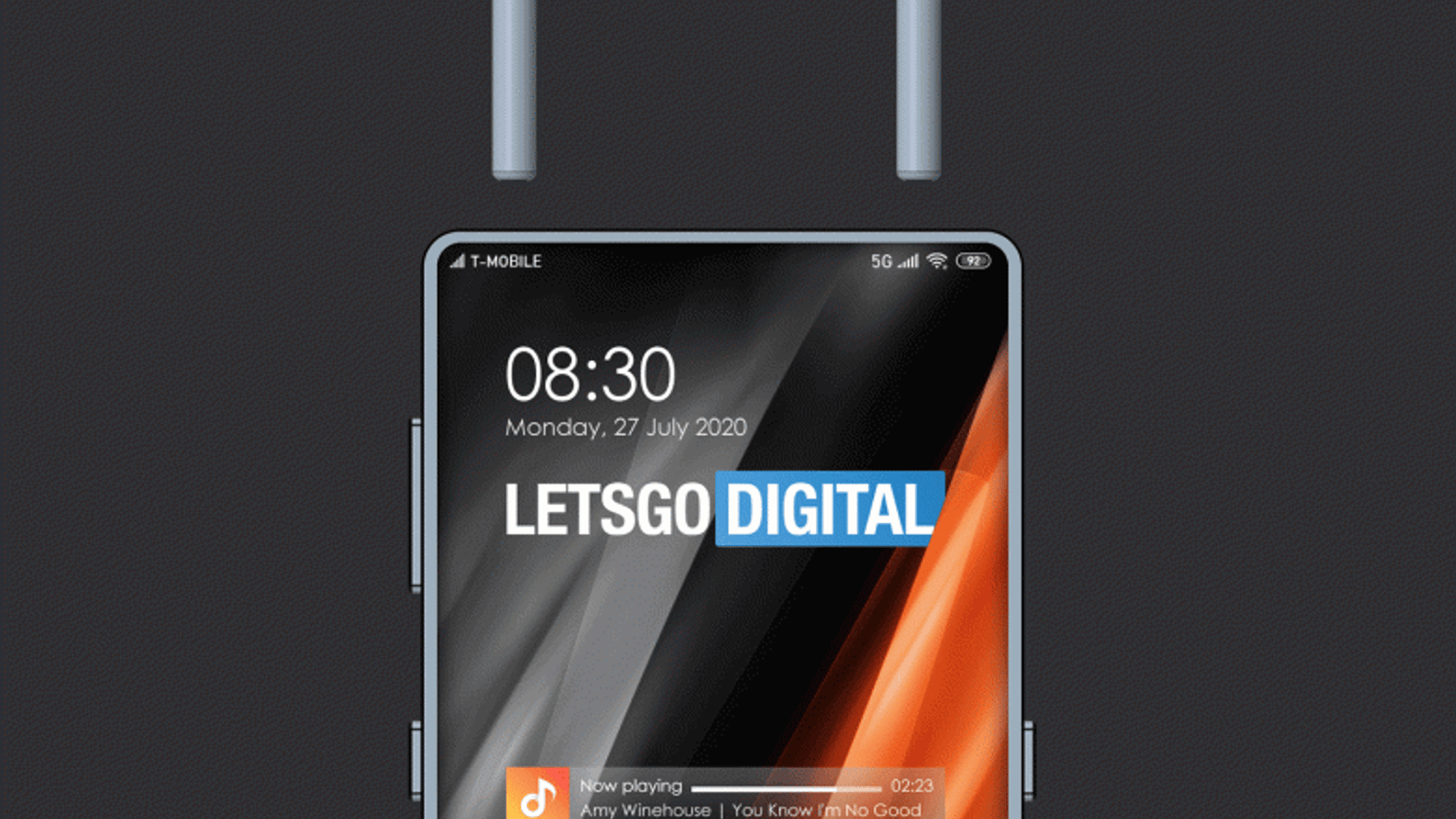 Первый смартфон Xiaomi с отсеками для хранения беспроводных наушников и подэкранной камерой