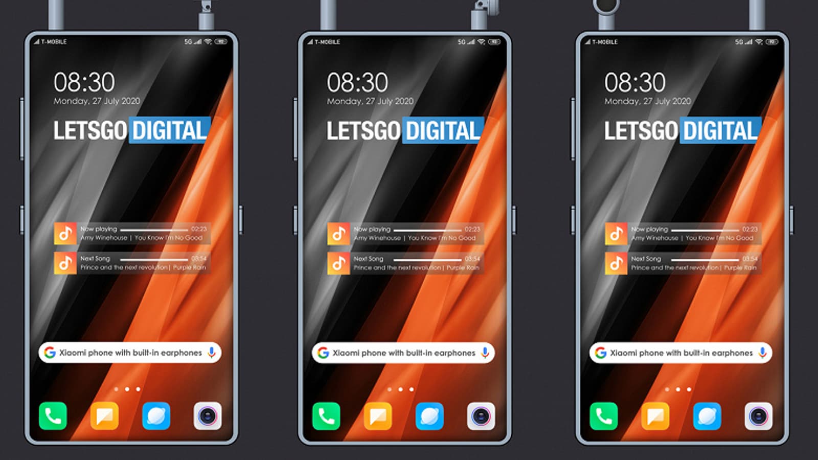 Первый смартфон Xiaomi с отсеками для хранения беспроводных наушников и подэкранной камерой