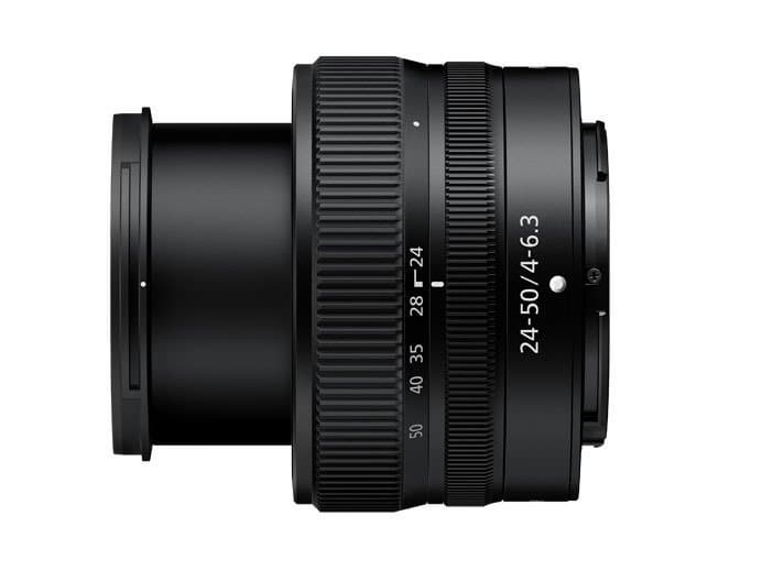 Nikon называет Nikkor Z 24-50mm f/4-6.3 самым коротким и легким зум-объективом для полнокадровых беззеркальных камер