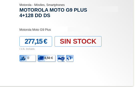 Смартфон Moto G9 Plus оценили в 227 евро