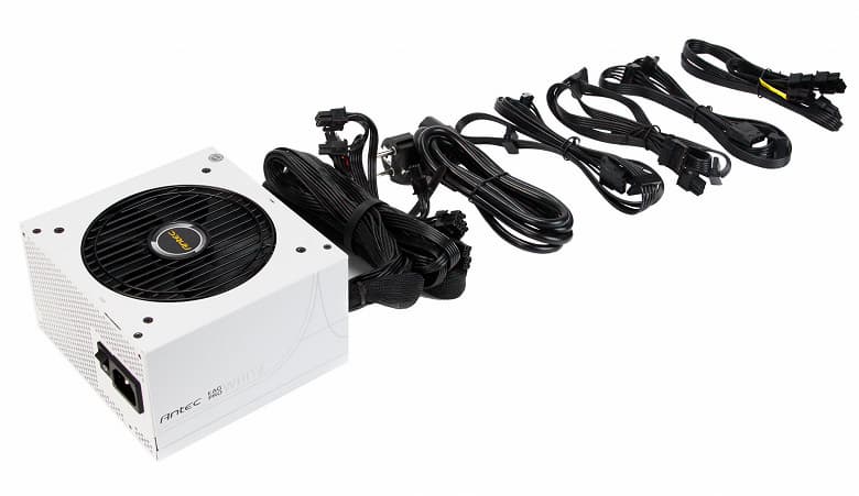 Блок питания Antec Earthwatts Gold Pro White мощностью 750 Вт оснащен комбинированной кабельной системой