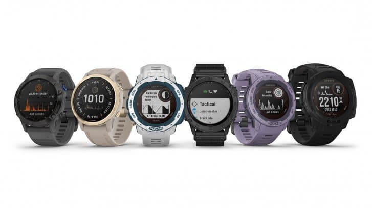 Умные часы Garmin Fenix 6, Instinct и Tactix Delta стали работать дольше благодаря энергии солнца