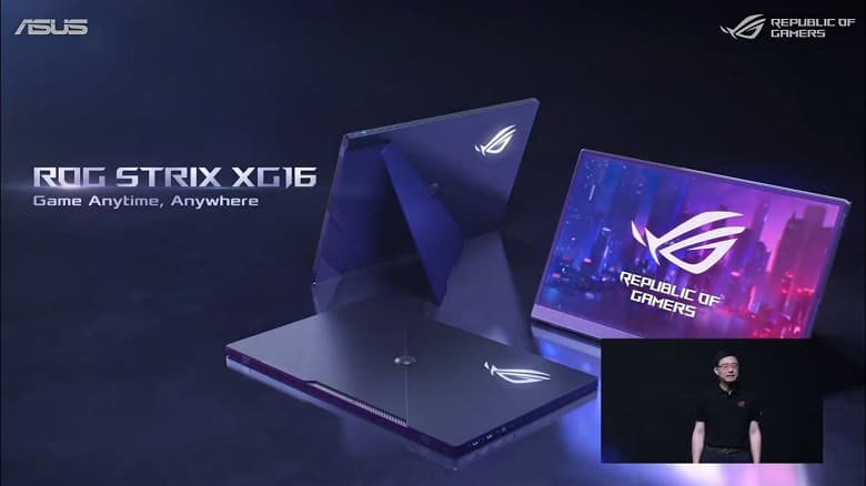 Asus представила портативный монитор с аккумулятором и частотой 144 Гц