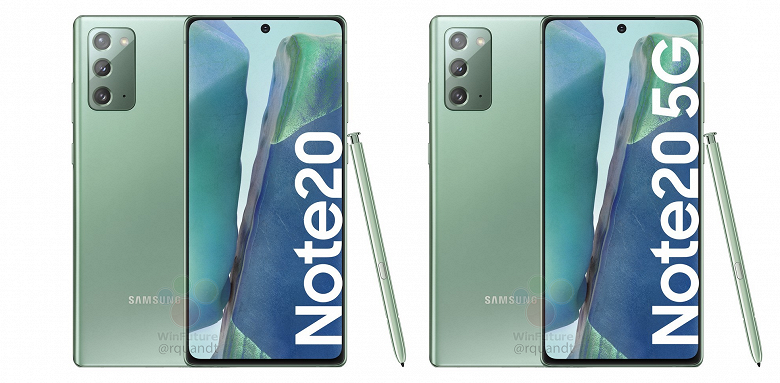 Samsung Galaxy Note20 впервые предстал в новом образе