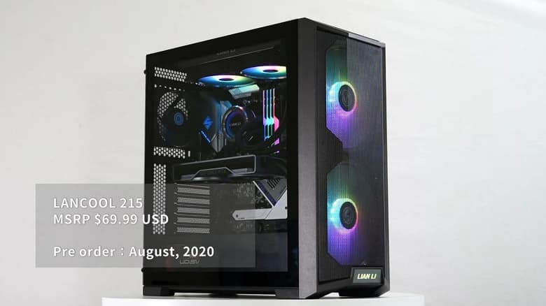 Корпус Lancool 215 непривычно дешев для продукции Lian Li