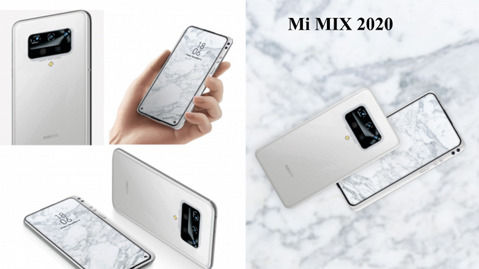 Уникальный смартфон Xiaomi Mi Mix 2020 впервые показали на качественных изображениях
