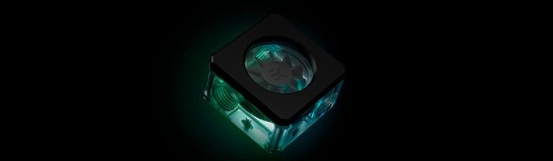 EK предлагает наблюдать за потоком охлаждающей жидкости с помощью индикаторов серии Quantum