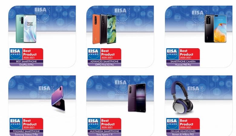 Лучший смартфон — OnePlus 8 Pro, лучший камерофон — Huawei P40 Pro. Появились призёры премии EISA Лучший смартфон — OnePlus 8 Pro, лучший камерофон — Huawei P40 Pro. Появились призёры премии EISA