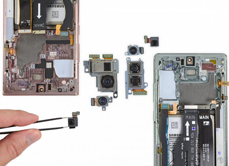 Внутри Samsung Galaxy Note20 и Note20 Ultra оказалось кое-что любопытное. За охлаждение отвечает необычный материал Внутри Samsung Galaxy Note20 и Note20 Ultra оказалось кое-что любопытное. За охлаждение отвечает необычный материал