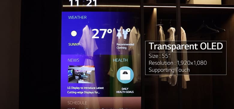 LG показала экраны будущего