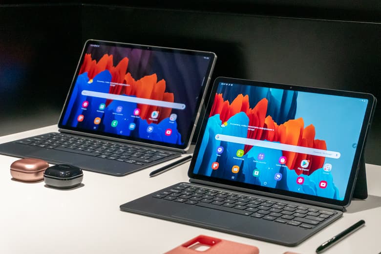 Первые в мире планшеты на Snapdragon 865+ и с экранами 120 Гц. Представлены Galaxy Tab S7 и Galaxy Tab S7+