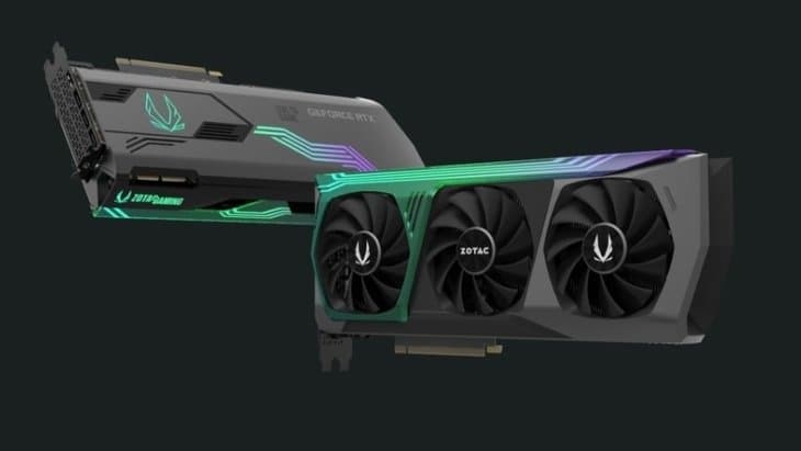 Огромная нереференсная Zotac Gaming GeForce RTX 3090 Trinity Holo на первом изображении Огромная нереференсная Zotac Gaming GeForce RTX 3090 Trinity Holo на первом изображении