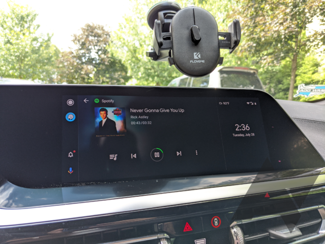 Долгожданная Android Auto пришла на автомобили BMW