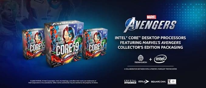 Intel представила процессоры Marvel’s Avengers Collector’s Edition Packaging