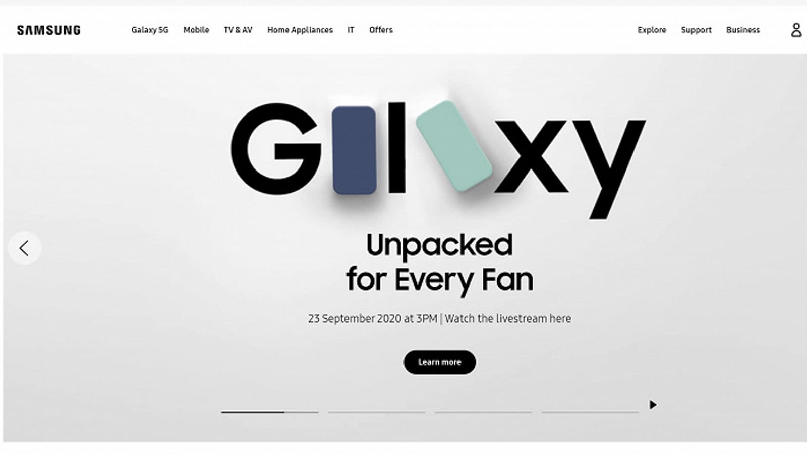 Samsung сообщила дату выхода доступного флагмана Samsung Galaxy S20 FE