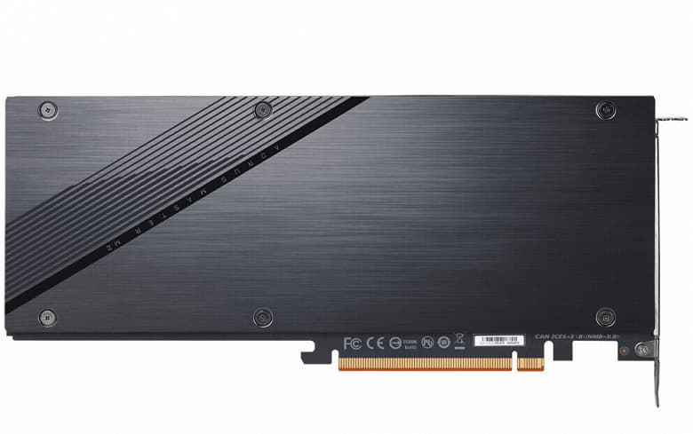 Твердотельный накопитель Gigabyte Aorus объемом 2 ТБ выполнен в виде карты расширения с интерфейсом PCIe Gen 4 x4