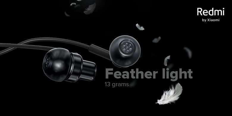 Xiaomi представила копеечные наушники Redmi с разъёмом 3,5 мм