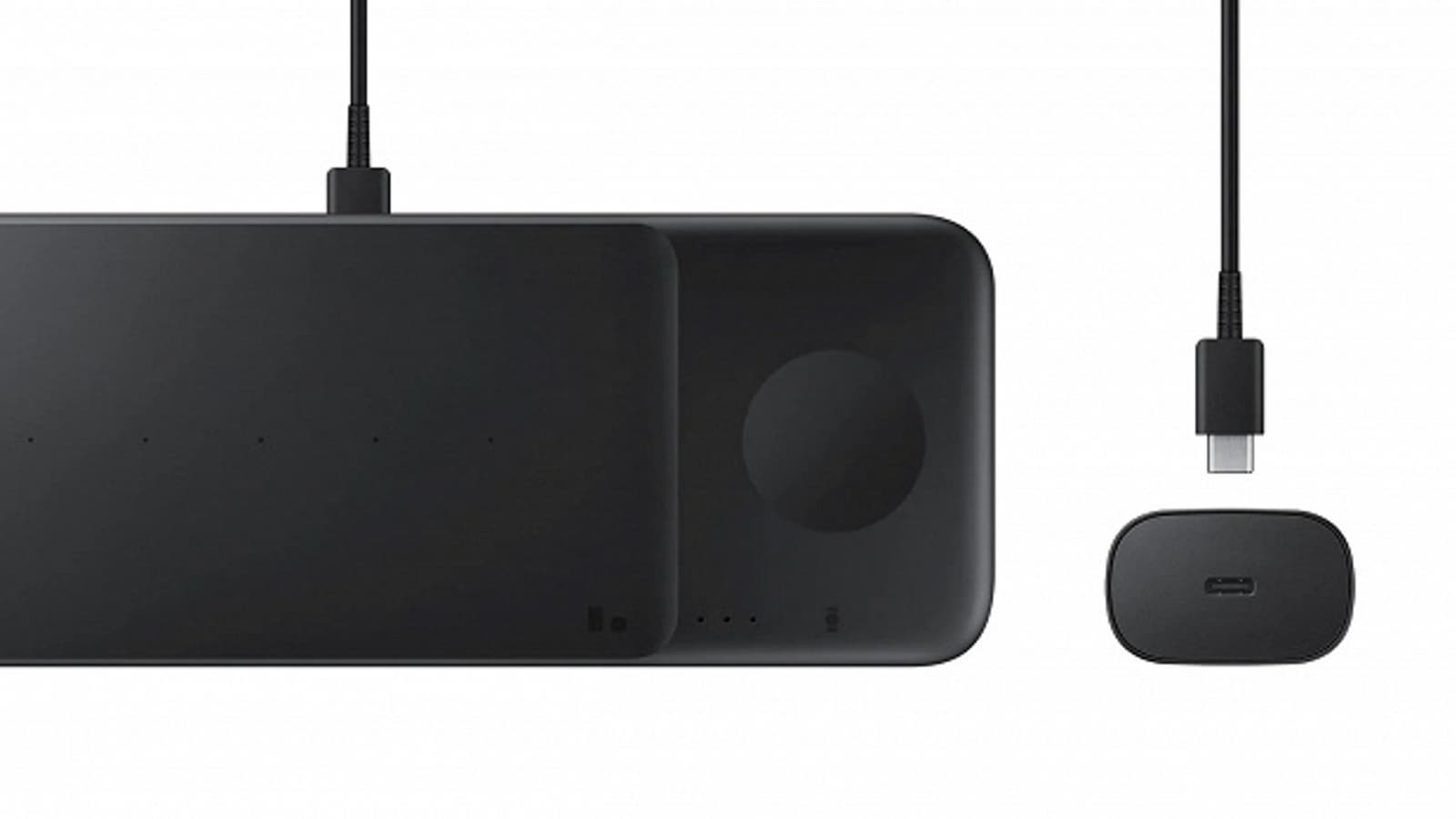 Пока Apple пытается, Samsung уже выпустила беспроводную зарядную станцию Wireless Charger Trio для одновременной зарядки трёх устройств