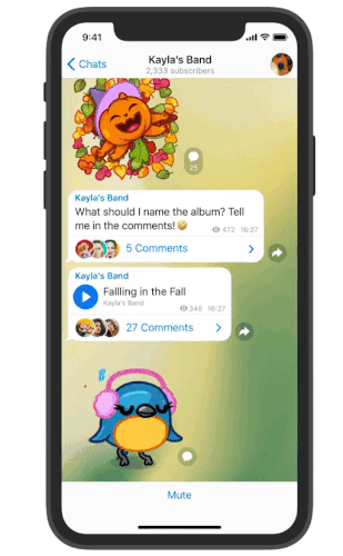 Большое обновление Telegram. Комментарии, фильтры поиска, анонимные администраторы и многое другое