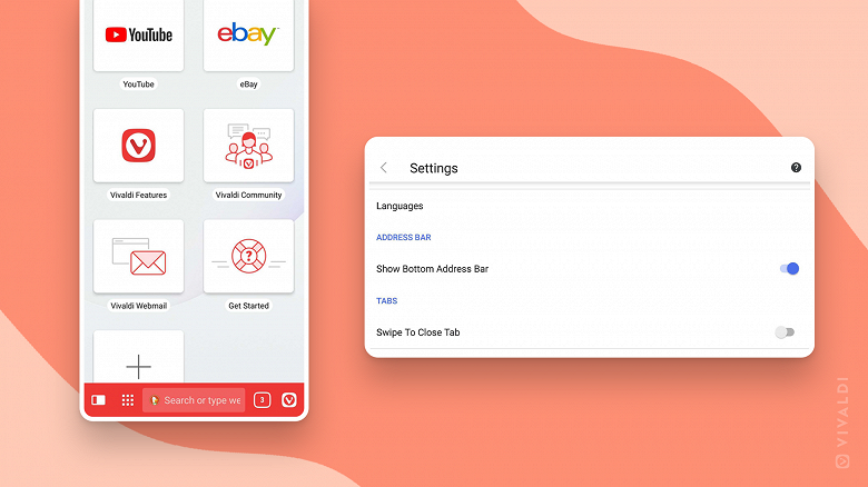 Обновление мобильного Vivaldi. Полная блокировка страниц, и не только