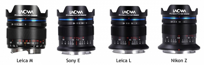 Представлен объектив Laowa 14mm f/4 FF RL Zero-D Представлен объектив Laowa 14mm f/4 FF RL Zero-D