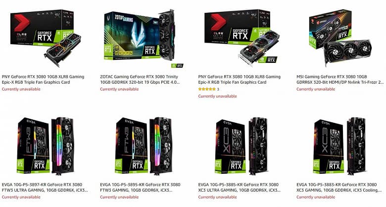 Последствия дефицита: стоимость GeForce RTX 3080 влетела до $2500, пользователи жалуются на Nvidia, та извиняется