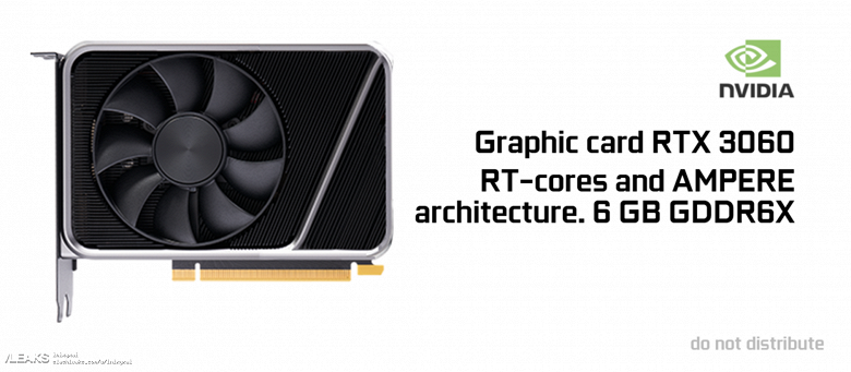 Самый дешевый и самый компактный Ampere? Так выглядит GeForce RTX 3060 Самый дешевый и самый компактный Ampere? Так выглядит GeForce RTX 3060