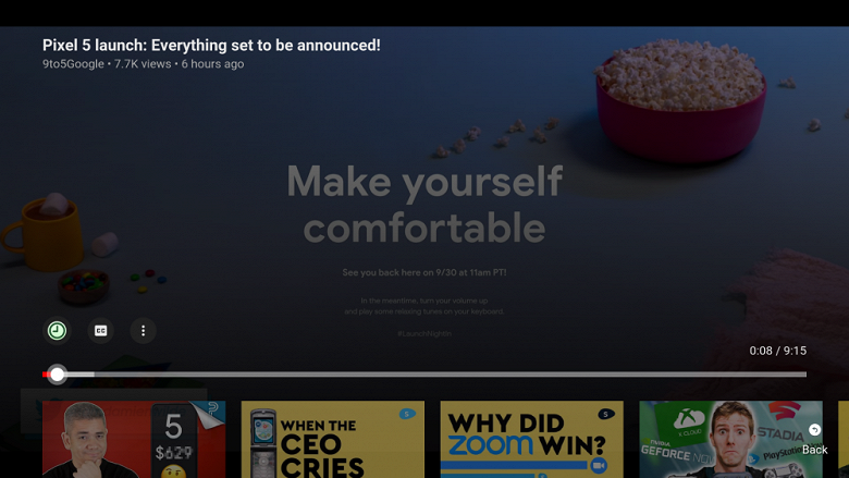 YouTube сильно изменился на умных телевизорах