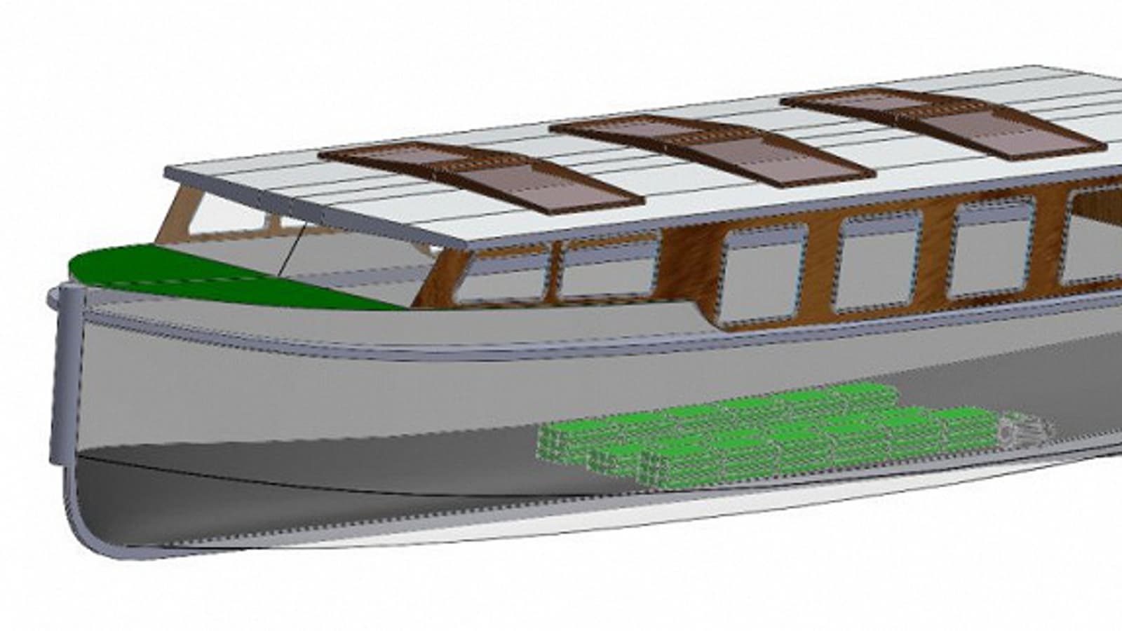 Тяговые батареи Tesla приспособили для пассажирских лодок