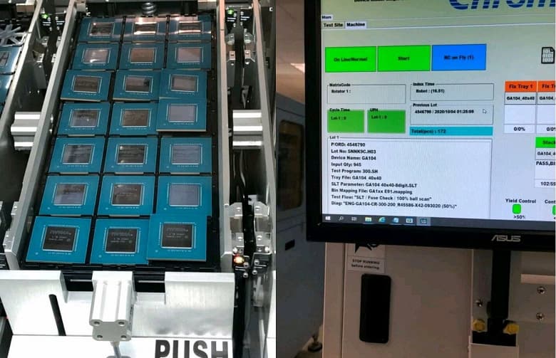 Очень желанная для многих видеокарта Nvidia. Производство GPU для GeForce RTX 3070 идёт полным ходом Очень желанная для многих видеокарта Nvidia. Производство GPU для GeForce RTX 3070 идёт полным ходом