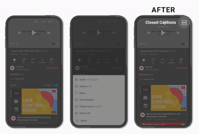 Мобильный YouTube можно не узнать. Плеер заметно изменился и упростился