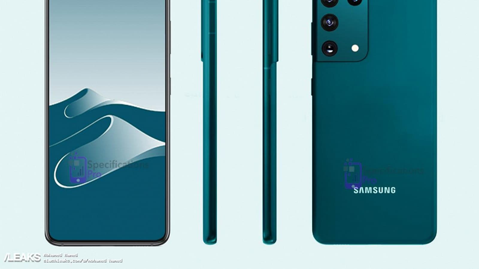 Smsung Galaxy S21 Ultra на новых изображениях выглядит иначе