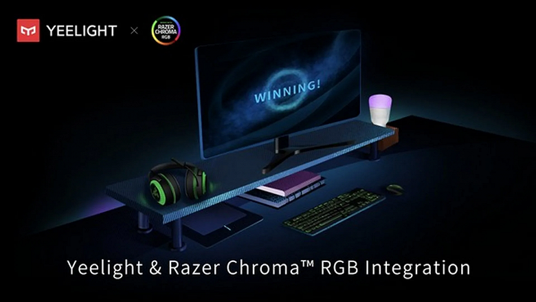 Yeelight  и Razer  выводят умное освещение и игры на новый уровень