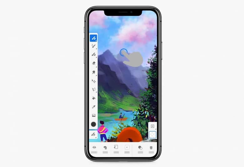 Рисуем как профи на iPhone. Большое обновление приложения для цифровой живописи Adobe Fresco