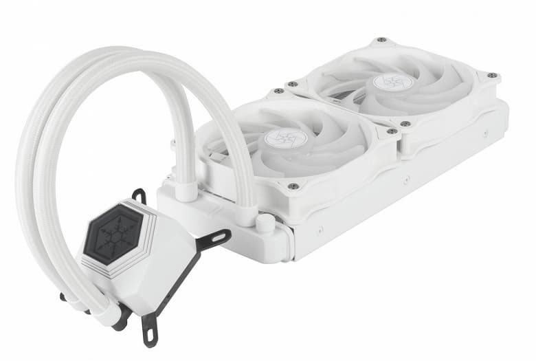 СЖО SilverStone PermaFrost PF360W и PF240W окрашены в белый цвет