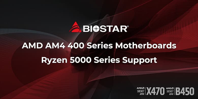 Системные платы Biostar серии AM4 400 будут поддерживать процессоры AMD Ryzen 5000 Системные платы Biostar серии AM4 400 будут поддерживать процессоры AMD Ryzen 5000