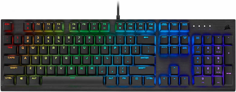 В игровой клавиатуре Corsair K60 RGB Pro используются механические переключатели Cherry Viola