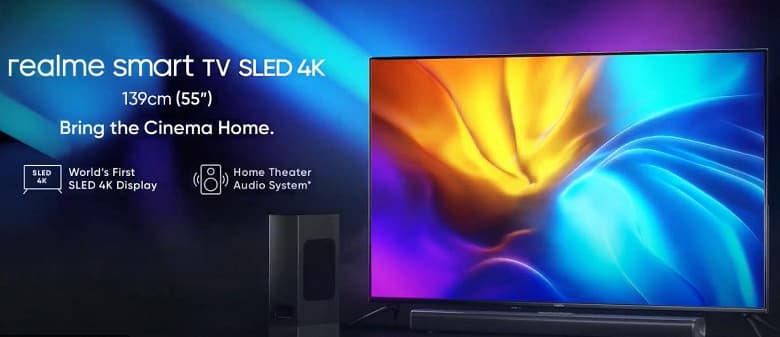 Realme сразила наповал ценой первого в мире SLED-телевизора. Представлен Realme Smart TV SLED