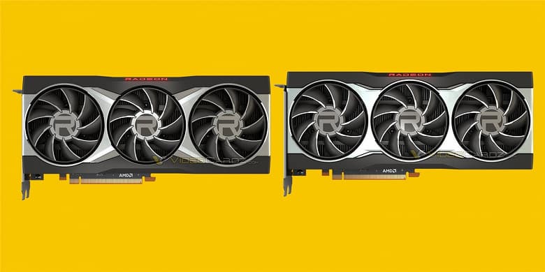 Референсные Radeon RX 6800 и RX 6800 XT выглядят практически одинаково Референсные Radeon RX 6800 и RX 6800 XT выглядят практически одинаково