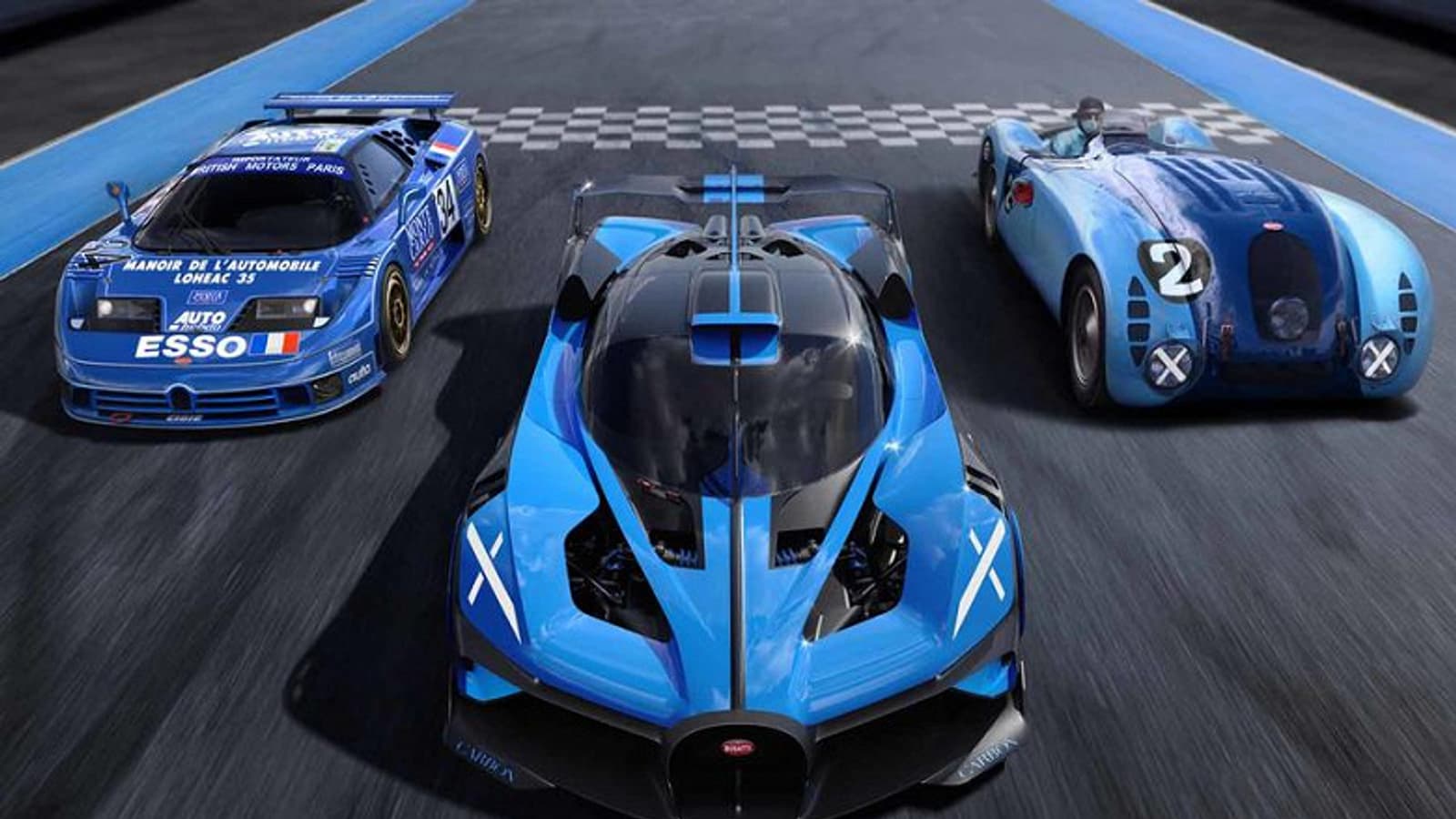 1825 л.с. на 1240 кг массы и максимальная скорость свыше 500 км/ч. Анонсирован гиперкар Bugatti Bolide