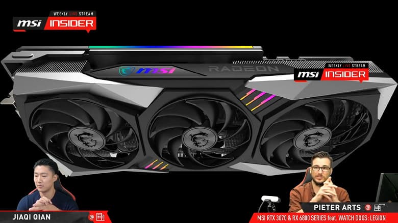 Опубликованы изображения видеокарты MSI Radeon RX 6800 XT Gaming X Trio