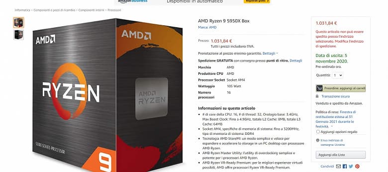 Купить iPhone 12 Pro или Ryzen 9 5950X? Новые процессоры Ryzen 5000 уже доступны для предзаказа, но с наценкой