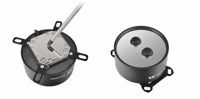 Водоблок Thermaltake Pacific MX1 Plus оснащен термодатчиком Водоблок Thermaltake Pacific MX1 Plus оснащен термодатчиком